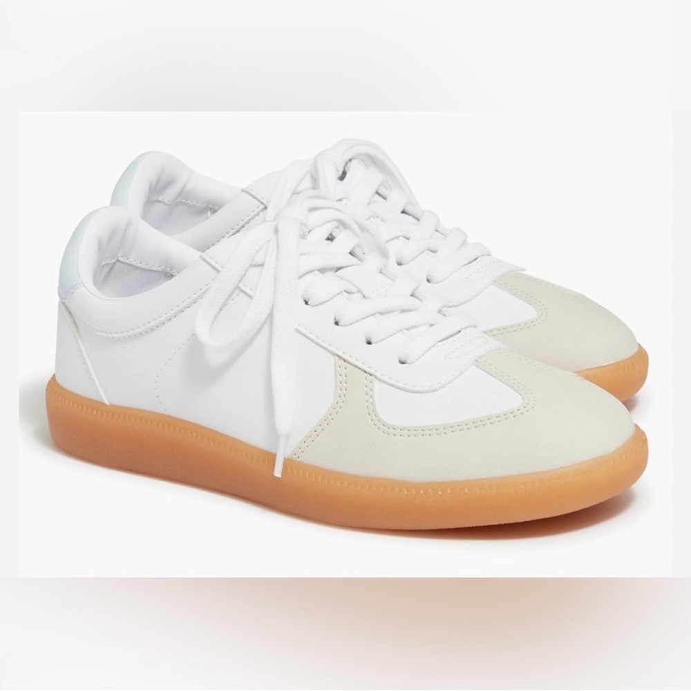 🆕J.Crew- City Tour Sneakers, Size 8, White NWT